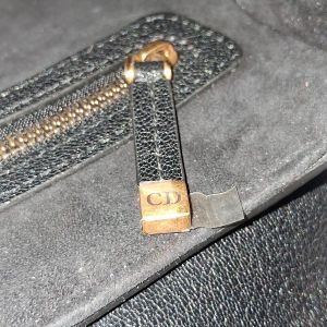 Christian Dior Black Saddle Bag