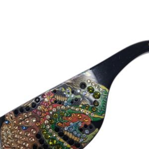 Ed Hardy EHS-024 Black Dragon Crystal-Embellished Sunglasses