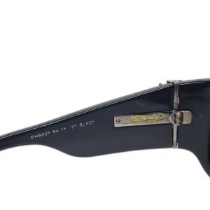 Ed Hardy EHS-024 Black Dragon Crystal-Embellished Sunglasses