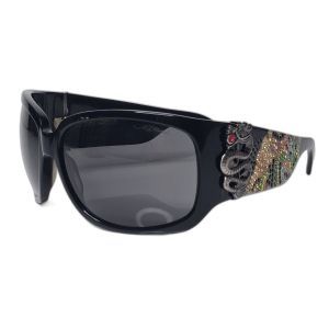Ed Hardy EHS-024 Black Dragon Crystal-Embellished Sunglasses