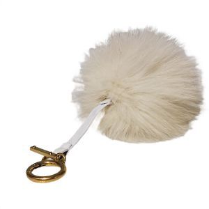 Fendi Pompom Charm Fur Pink