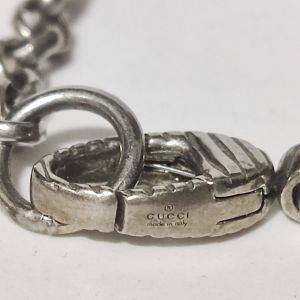 Gucci Anger Forest Wolf Head Pendant Necklace 