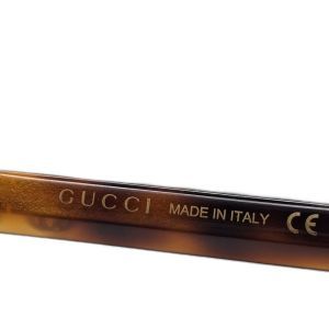 Gucci GG0346SA Tortoiseshell Star & Bee Cat-Eye Sunglasses