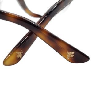 Gucci GG0346SA Tortoiseshell Star & Bee Cat-Eye Sunglasses