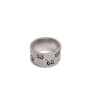 Gucci Ghost Sterling Silver Ring