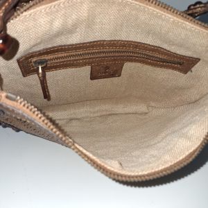 Gucci Gold Embossed Studded Hobo Bag