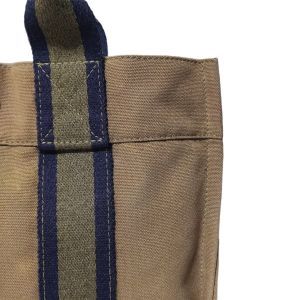 Hermes Mini Canvas Handbag