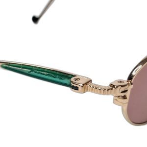 Jean Paul Gaultier 56-8103 Round Gold Sunglasses