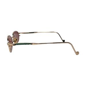 Jean Paul Gaultier 56-8103 Round Gold Sunglasses