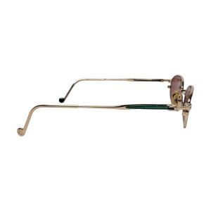 Jean Paul Gaultier 56-8103 Round Gold Sunglasses