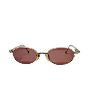 Jean Paul Gaultier 56-8103 Round Gold Sunglasses