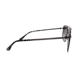 Lacoste Gunmetal Navigator Mirrored Sunglasses