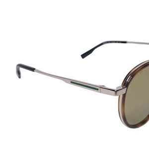 Lacoste L262SLB Round Metal Sunglasses