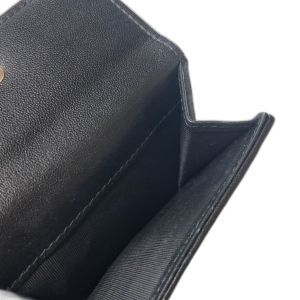 Lady Dior Black Cannage Lambskin Trifold Wallet