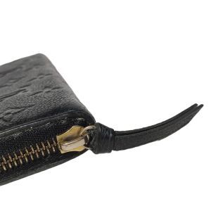 Louis Vuitton Black Monogram Empreinte Clemence Wallet