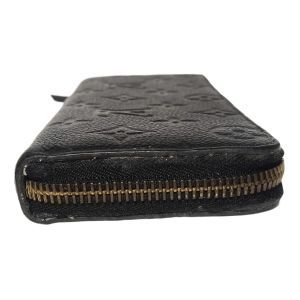 Louis Vuitton Black Monogram Empreinte Clemence Wallet