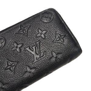 Louis Vuitton Black Monogram Empreinte Clemence Wallet