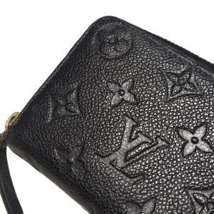 Louis Vuitton Black Monogram Empreinte Clemence Wallet