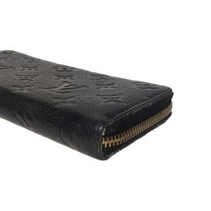 Louis Vuitton Black Monogram Empreinte Clemence Wallet