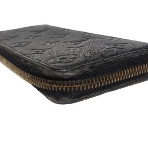 Louis Vuitton Black Monogram Empreinte Clemence Wallet