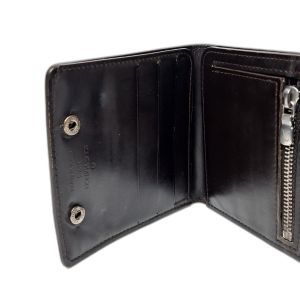 Louis Vuitton Black Monogram Mat Bifold Wallet