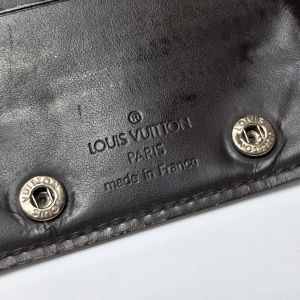 Louis Vuitton Black Monogram Mat Bifold Wallet