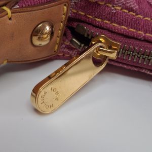 Louis Vuitton Pink Monogram Denim Baggy Bag