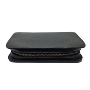 Louis Vuitton Green Taiga Leather Zip Organizer