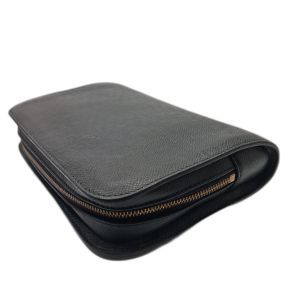 Louis Vuitton Green Taiga Leather Zip Organizer