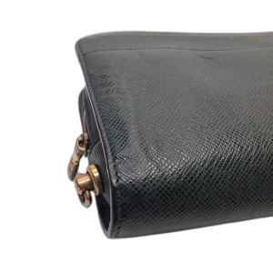 Louis Vuitton Green Taiga Leather Zip Organizer