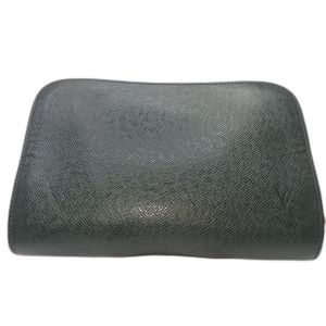 Louis Vuitton Green Taiga Leather Zip Organizer