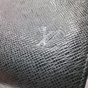 Louis Vuitton Green Taiga Leather Zip Organizer
