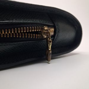 Louis Vuitton Green Taiga Leather Zip Organizer