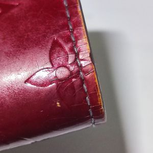 Louis Vuitton Vernis  Wallet Red