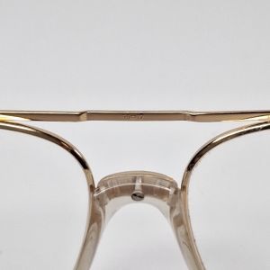 Luxottica 1026 Vintage Gold Aviator Eyeglasses