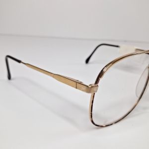 Luxottica 1026 Vintage Gold Aviator Eyeglasses