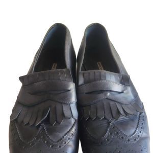 Manolo Blahnik Agasious Kiltie Loafers