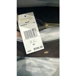 Michael Kors Nutmeg Suede Kacey Large Convertible Shoulder Bag