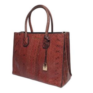 Michael Kors Python-Effect Tote Bag