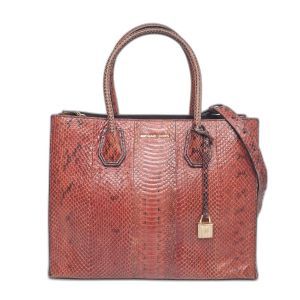 Michael Kors Python-Effect Tote Bag