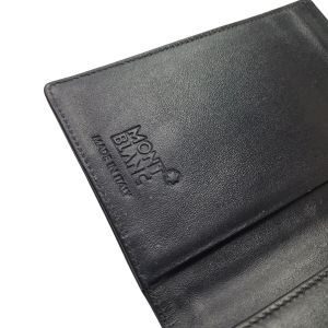 Montblanc Black Leather Bifold Wallet