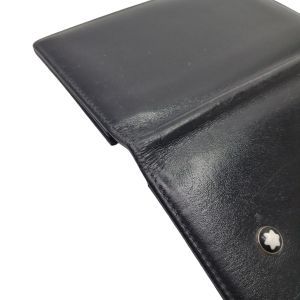 Montblanc Black Leather Bifold Wallet