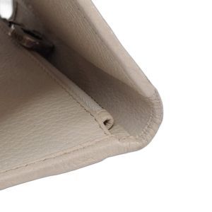 Montblanc Ivory Leather Bifold Wallet