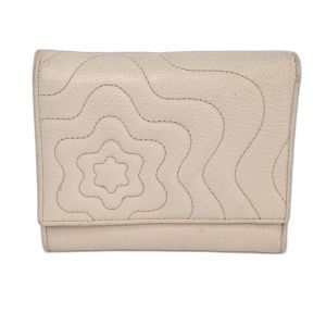 Montblanc Ivory Leather Bifold Wallet