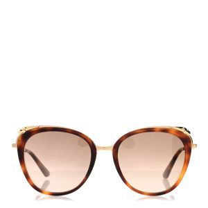 Panthere De Cartier Cat Eye Sunglasses Tortoise 