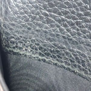 Prada Black Grained Leather Wallet