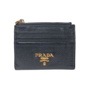 Prada Black Grained Leather Wallet