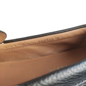 Prada Leather Logo Driving Loafer 2DD165 Black 