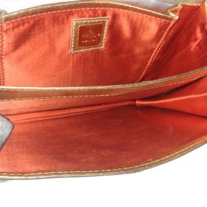 Red Sequin Beaded Evening Clutch