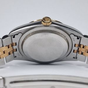 Rolex Datejust 36 Two-Tone Champagne Diamond Dial 16233 Jubilee